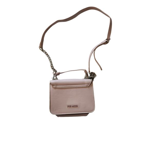 Steve Madden Pale Pink Studded Crossbody Bag | Faux Leather | Adjustable Strap - Picture 1 of 4
